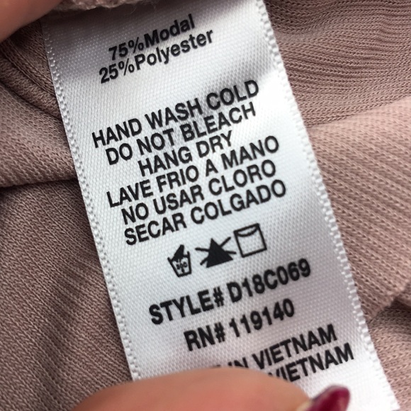 New Long Sleeve Top with Plunge Back - Picture 7 of 8